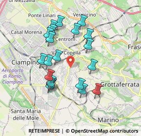 Mappa Vico della Mola, 00043 Ciampino RM, Italia (1.7945)