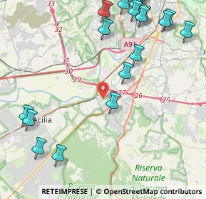 Mappa Viale Gianluigi Bonelli, 00100 Roma RM, Italia (6.19)