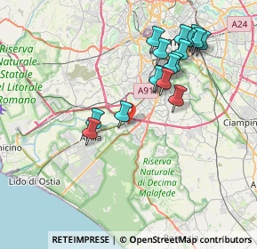 Mappa Viale Gianluigi Bonelli, 00100 Roma RM, Italia (7.96824)