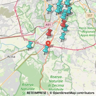 Mappa Via Luigino Tandura, 00128 Roma RM, Italia (6.277)