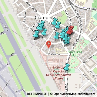 Mappa Via Adamello, 00043 Ciampino RM, Italia (0.20769)