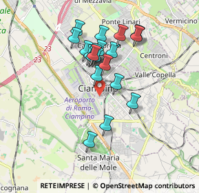 Mappa Via Adamello, 00043 Ciampino RM, Italia (1.6135)