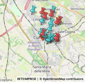 Mappa Via Adamello, 00043 Ciampino RM, Italia (1.309)