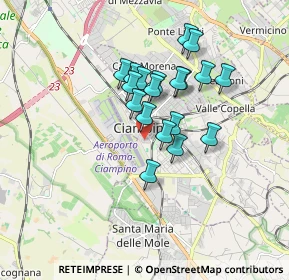 Mappa Via Adamello, 00043 Ciampino RM, Italia (1.39684)