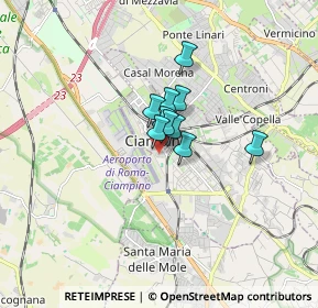 Mappa Via Adamello, 00043 Ciampino RM, Italia (1.14091)