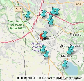Mappa Via Adamello, 00043 Ciampino RM, Italia (4.33083)