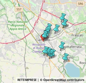 Mappa Via Adamello, 00043 Ciampino RM, Italia (2.90133)