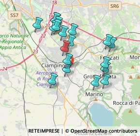 Mappa Via di Colle Oliva, 00043 Ciampino RM, Italia (3.72895)