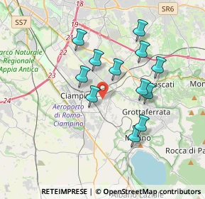 Mappa Via di Colle Oliva, 00043 Ciampino RM, Italia (3.39667)