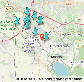 Mappa Via di Colle Oliva, 00043 Ciampino RM, Italia (3.77917)