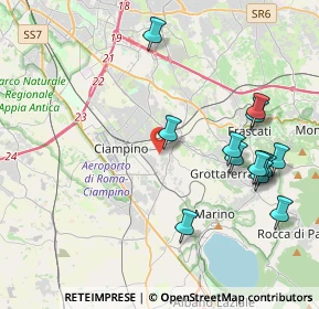 Mappa Via di Colle Oliva, 00043 Ciampino RM, Italia (4.74615)