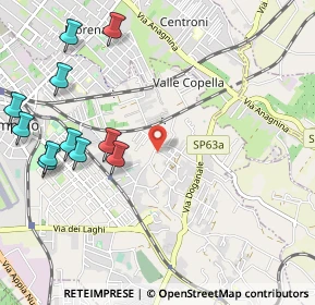 Mappa Via di Colle Oliva, 00043 Ciampino RM, Italia (1.39727)