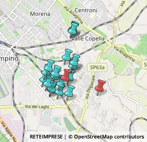 Mappa Via di Colle Oliva, 00043 Ciampino RM, Italia (0.727)