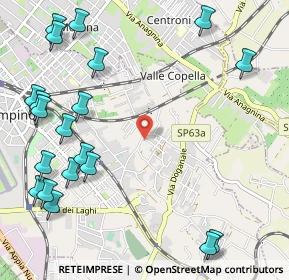 Mappa Via di Colle Oliva, 00043 Ciampino RM, Italia (1.562)