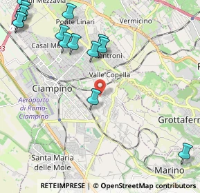 Mappa Via di Colle Oliva, 00043 Ciampino RM, Italia (3.03857)