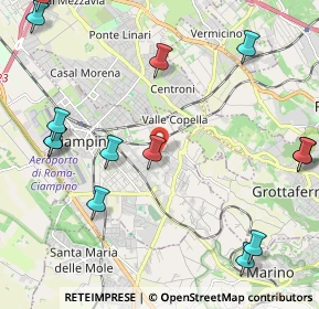 Mappa Via di Colle Oliva, 00043 Ciampino RM, Italia (3.00143)