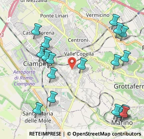 Mappa Via di Colle Oliva, 00043 Ciampino RM, Italia (2.75526)