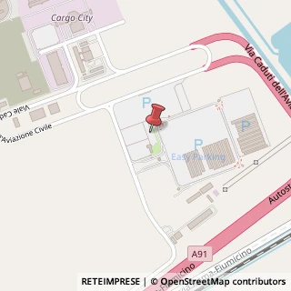 Mappa Via Antonio Zara, 1, 00054 Fiumicino, Roma (Lazio)