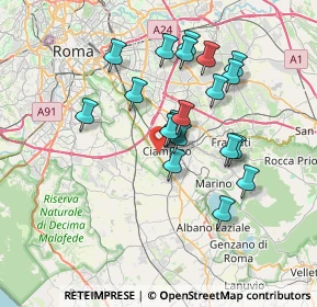 Mappa Via Goffredo Mameli, 00178 Roma RM, Italia (6.587)