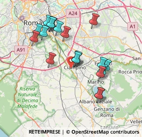 Mappa Via Goffredo Mameli, 00178 Roma RM, Italia (7.5955)