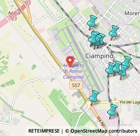 Mappa Via Goffredo Mameli, 00178 Roma RM, Italia (1.25667)