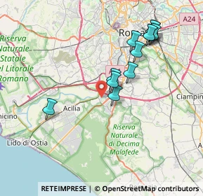 Mappa Via Franco Donatelli, 00100 Roma RM, Italia (7.82)
