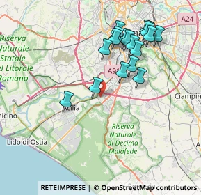 Mappa Via Franco Donatelli, 00100 Roma RM, Italia (8.03944)