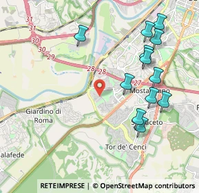 Mappa Via Franco Donatelli, 00100 Roma RM, Italia (2.335)