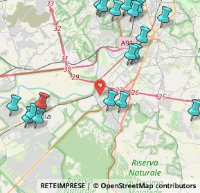 Mappa Via Franco Donatelli, 00100 Roma RM, Italia (5.876)
