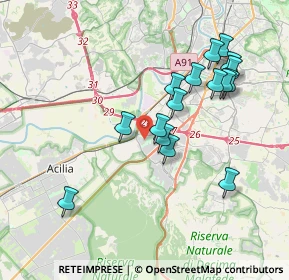 Mappa Via Franco Donatelli, 00100 Roma RM, Italia (3.87875)