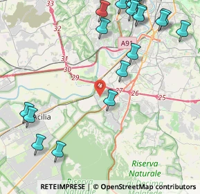 Mappa Via Franco Donatelli, 00100 Roma RM, Italia (6.2035)