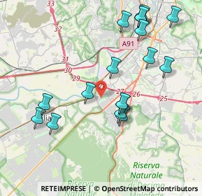 Mappa Via Franco Donatelli, 00100 Roma RM, Italia (4.51882)