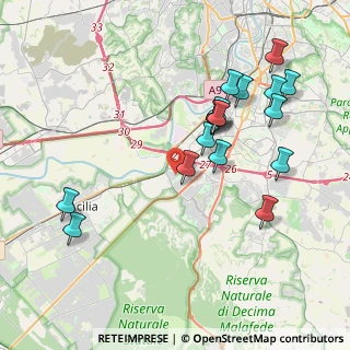 Mappa Via Franco Donatelli, 00100 Roma RM, Italia (4.35824)