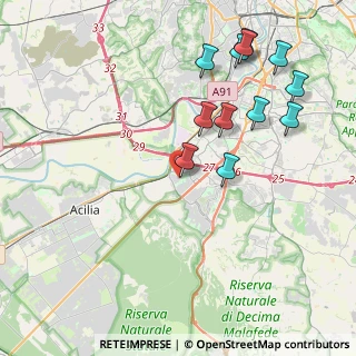Mappa Via Franco Donatelli, 00100 Roma RM, Italia (4.72417)