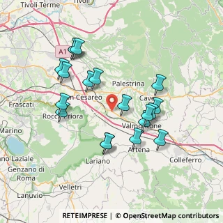 Mappa Labico, 00030 Labico RM, Italia (7.61263)