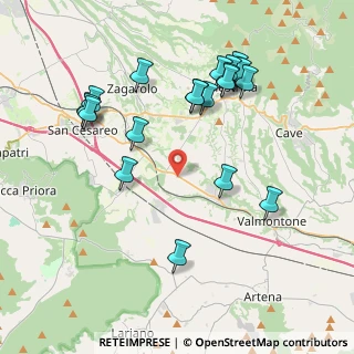 Mappa Labico, 00030 Labico RM, Italia (4.4905)