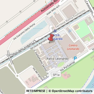 Mappa Via Gian Lorenzo Bernini, 20/22, 00054 Fiumicino, Roma (Lazio)