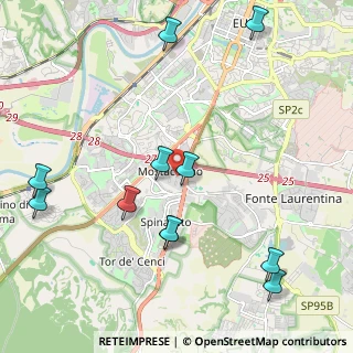 Mappa Via Mario Mencatelli, 00128 Mostacciano RM, Italia (2.63182)
