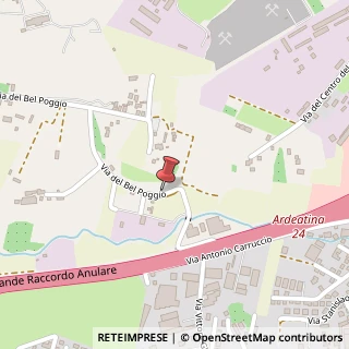 Mappa Via del Bel Poggio, 383, 00143 Roma, Roma (Lazio)