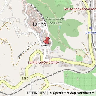 Mappa Via Cluenzio, 28, 86035 Larino, Campobasso (Molise)