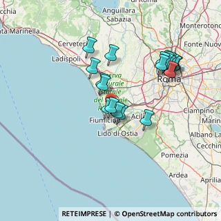 Mappa Aeroporto internazionale Leonardo da Vinci, 00054 Fiumicino RM, Italia (15.033)
