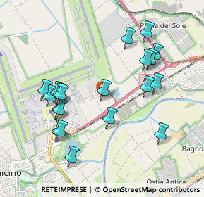 Mappa Q7XG+8M, 00054 Fiumicino RM, Italia (2.118)