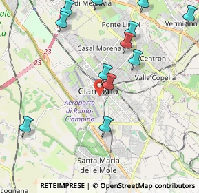 Mappa Via Vittorio Veneto, 00043 Ciampino RM, Italia (2.5625)