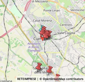 Mappa Via Vittorio Veneto, 00043 Ciampino RM, Italia (1.50727)