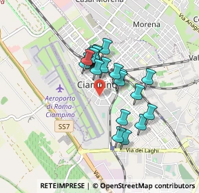 Mappa Via Vittorio Veneto, 00043 Ciampino RM, Italia (0.697)
