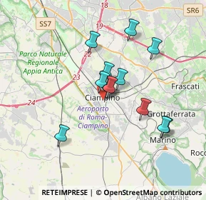 Mappa Via Vittorio Veneto, 00043 Ciampino RM, Italia (3.095)