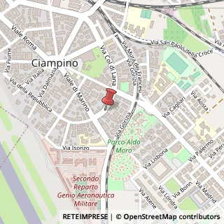 Mappa Via Col di Lana, 80, 00043 Ciampino, Roma (Lazio)