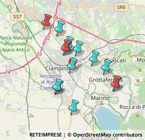 Mappa Via isola del Giglio, 00043 Ciampino RM, Italia (3.29857)