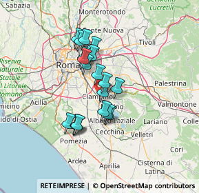 Mappa 00043 Ciampino RM, Italia (10.93211)