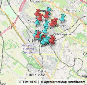 Mappa 00043 Ciampino RM, Italia (1.171)